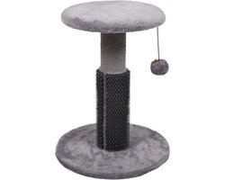 Zooselect - Krabpaal Bea - Grijs - 32 x 32 x 40.5 cm